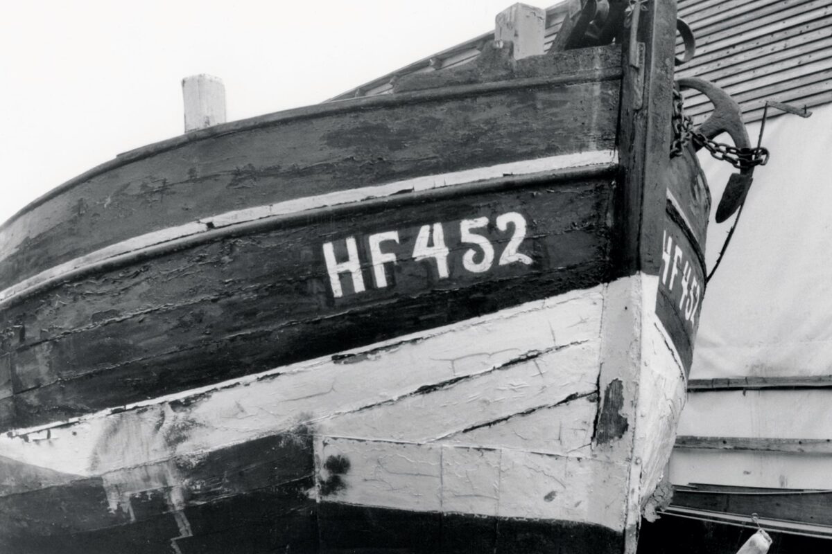 1977 – beanspruchtes Vorschiff vor der Restaurierung