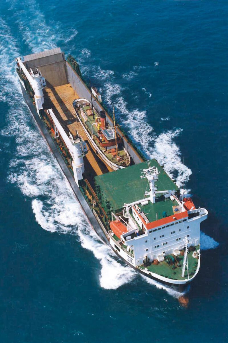 SCHAARHÖRN 1990 – im Dockschiff auf dem Weg nach Hamburg